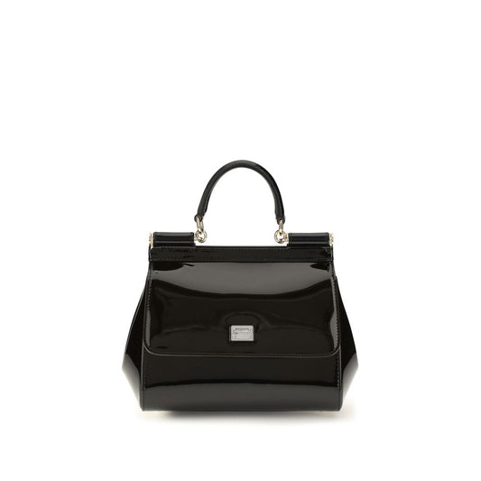 Petit sac porté main Sicily en cuir de veau poli
