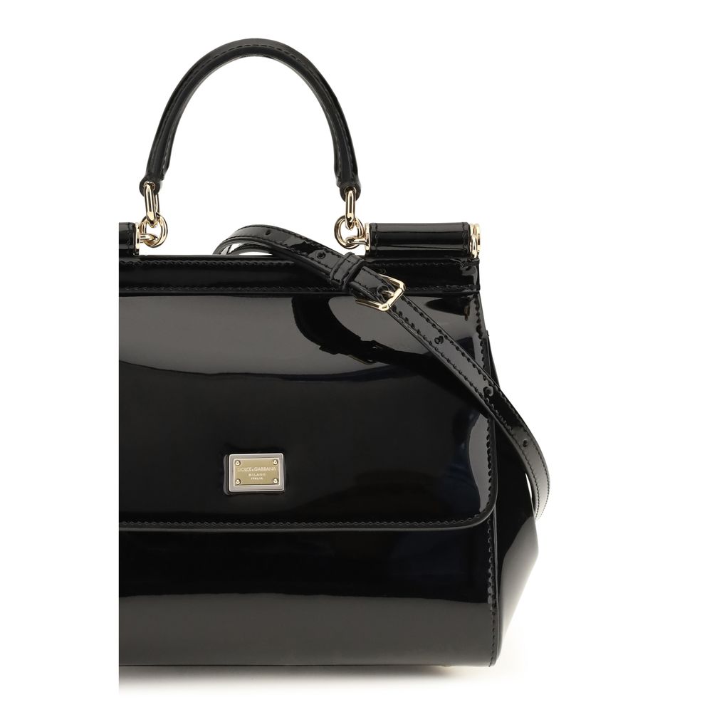 Sicily Small Handbag in Polished Calfskin