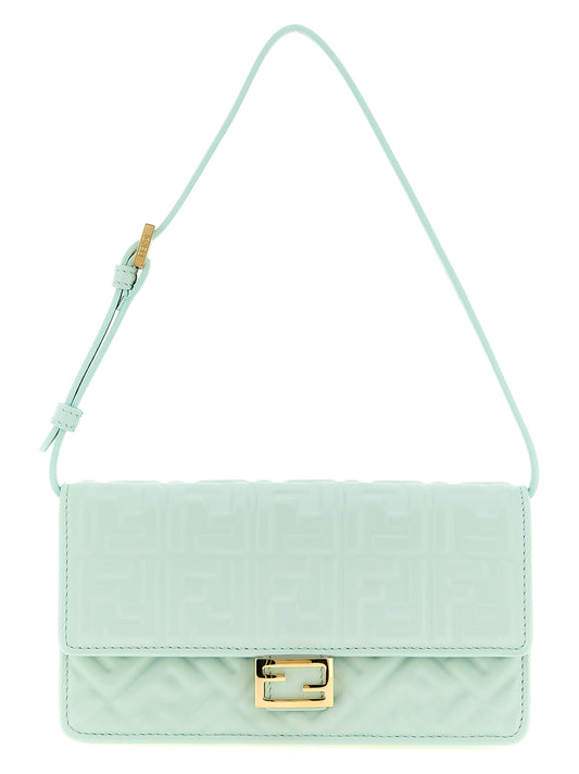 Cartera con cadena Tube en piel de cordero