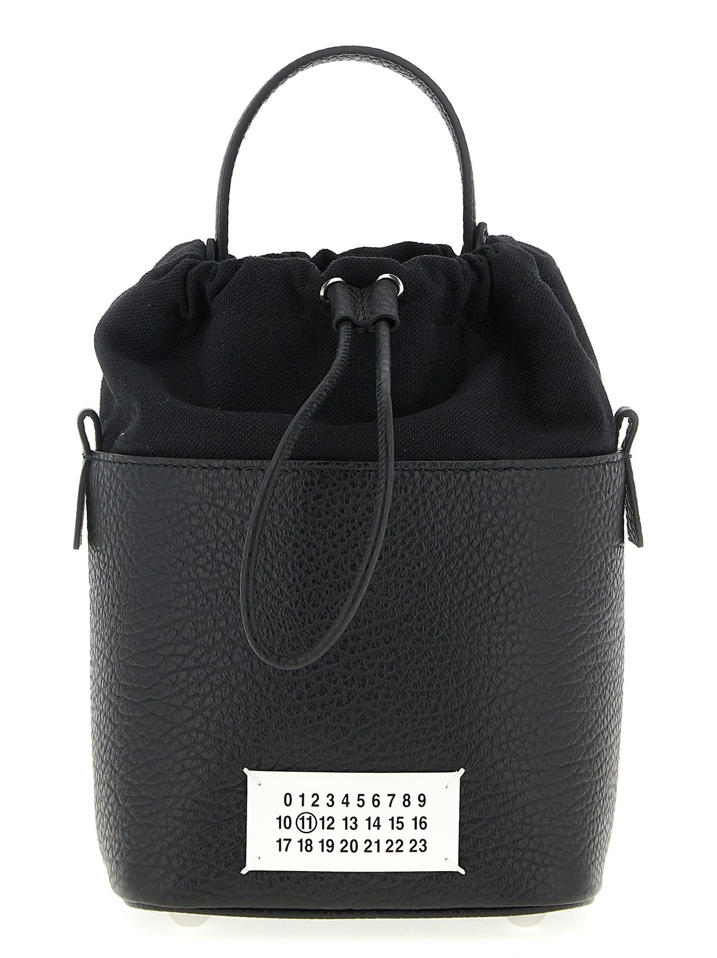 Bolso tipo cubo 5AC pequeño en piel de becerro