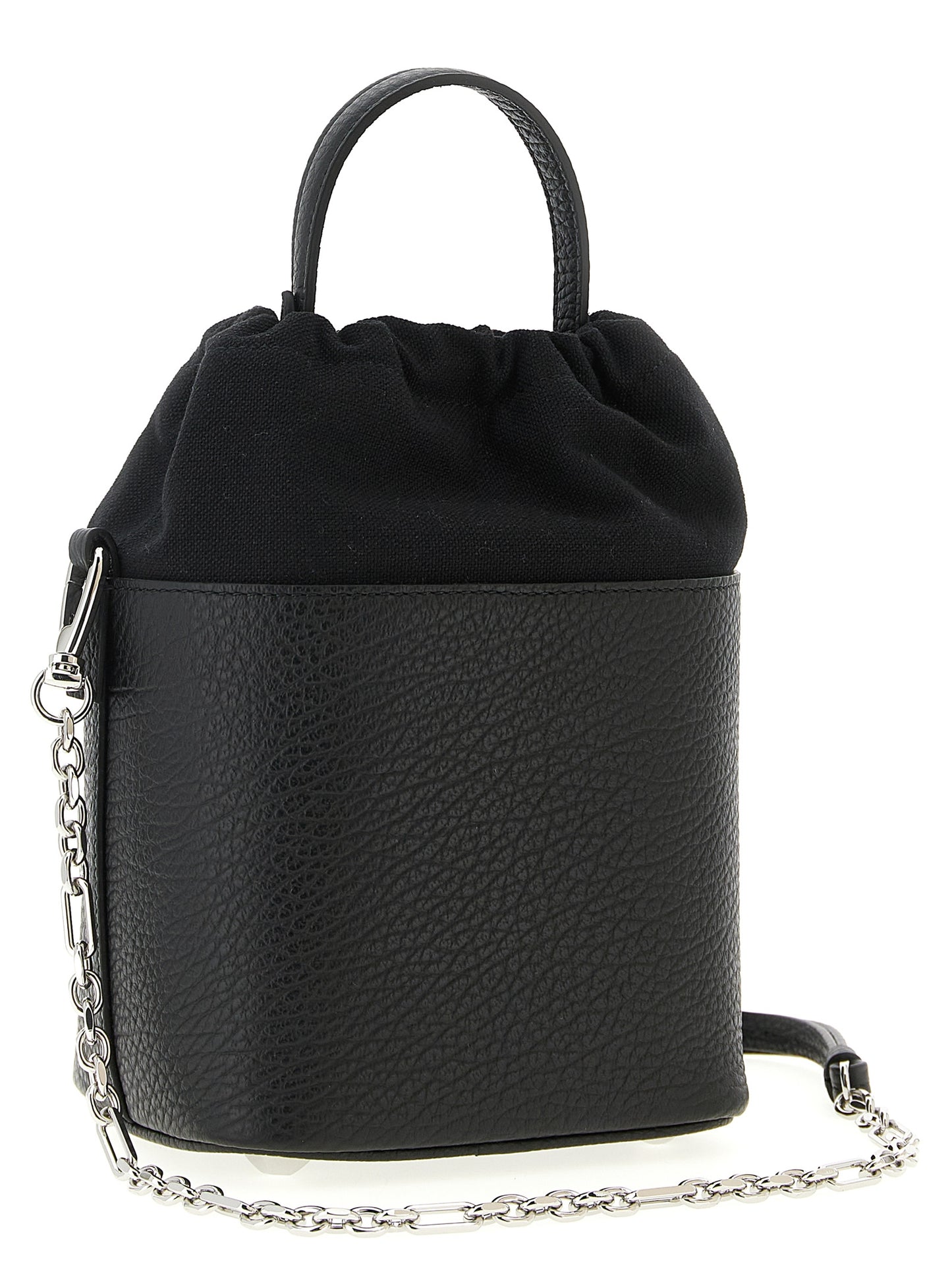 Bolso tipo cubo 5AC pequeño en piel de becerro