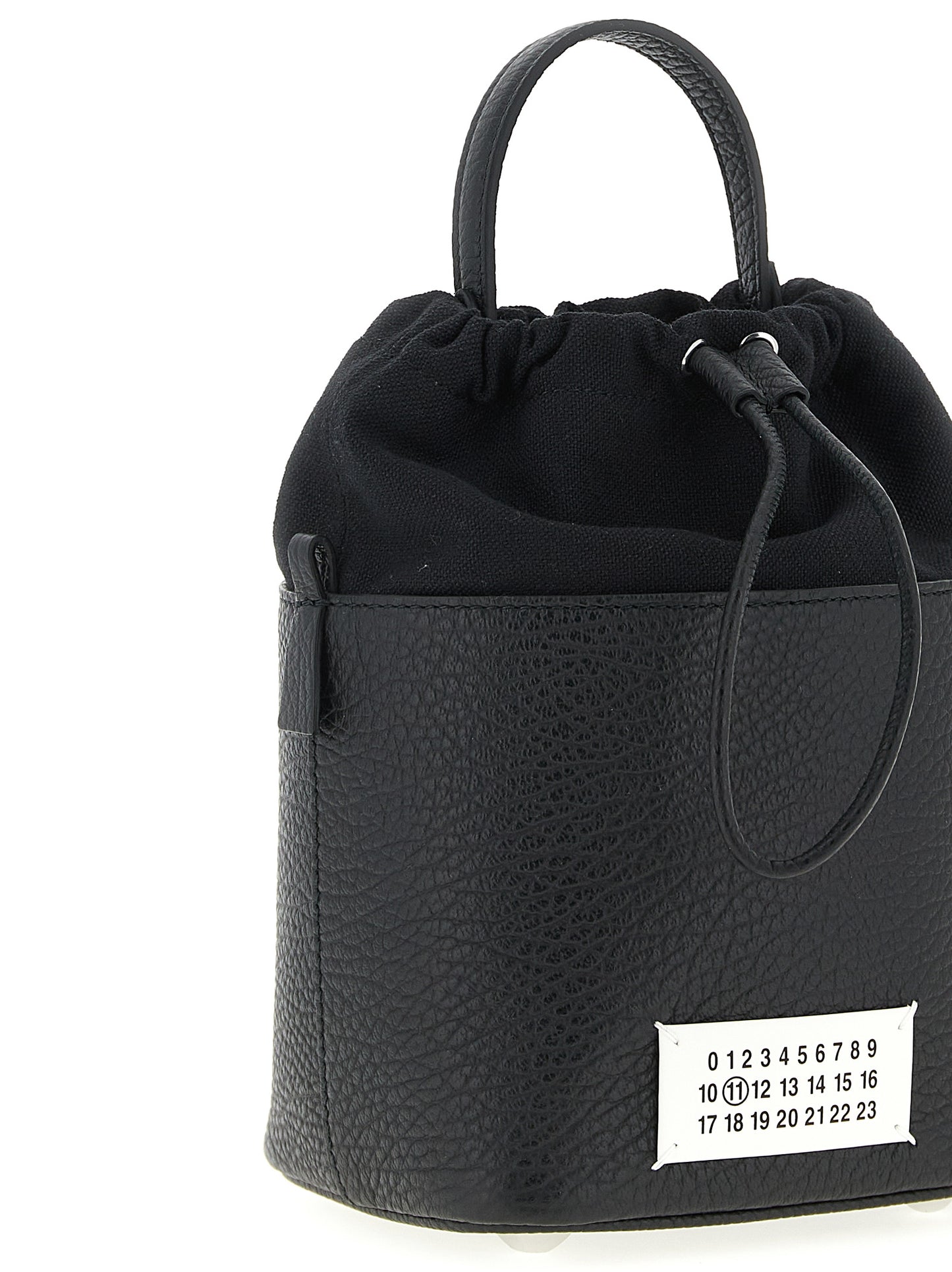 Bolso tipo cubo 5AC pequeño en piel de becerro
