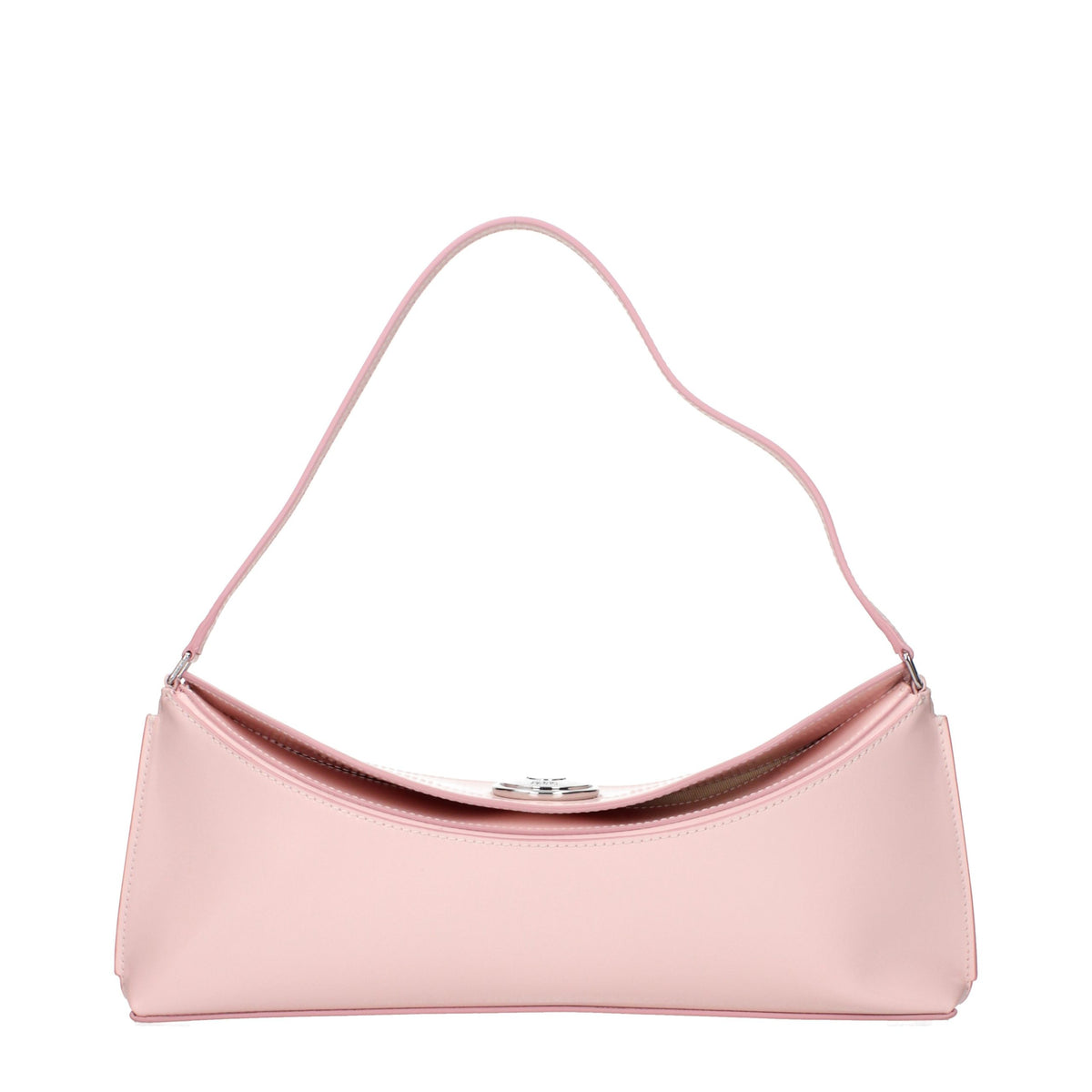 El clutch Ovalo en piel de becerro
