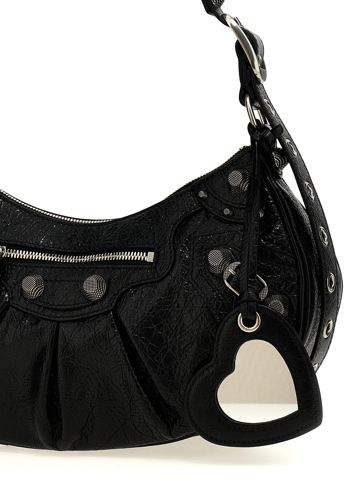 Bolso al hombro Le Cagole pequeño en piel de cordero