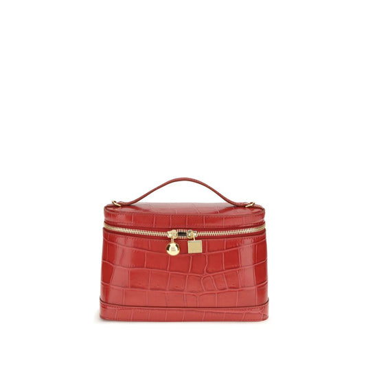 Le Petit Vanity Bag in Croc-Embossed Calfskin