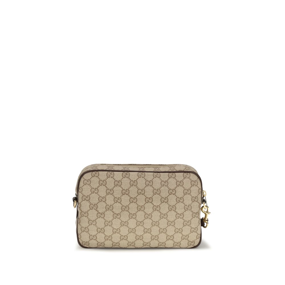 Small Crossbody Bag with Web in GG Canvas