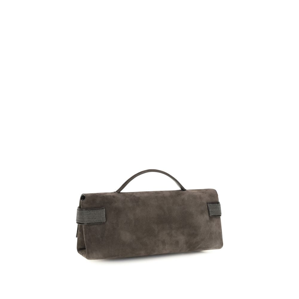 Essence Clutch in Suede