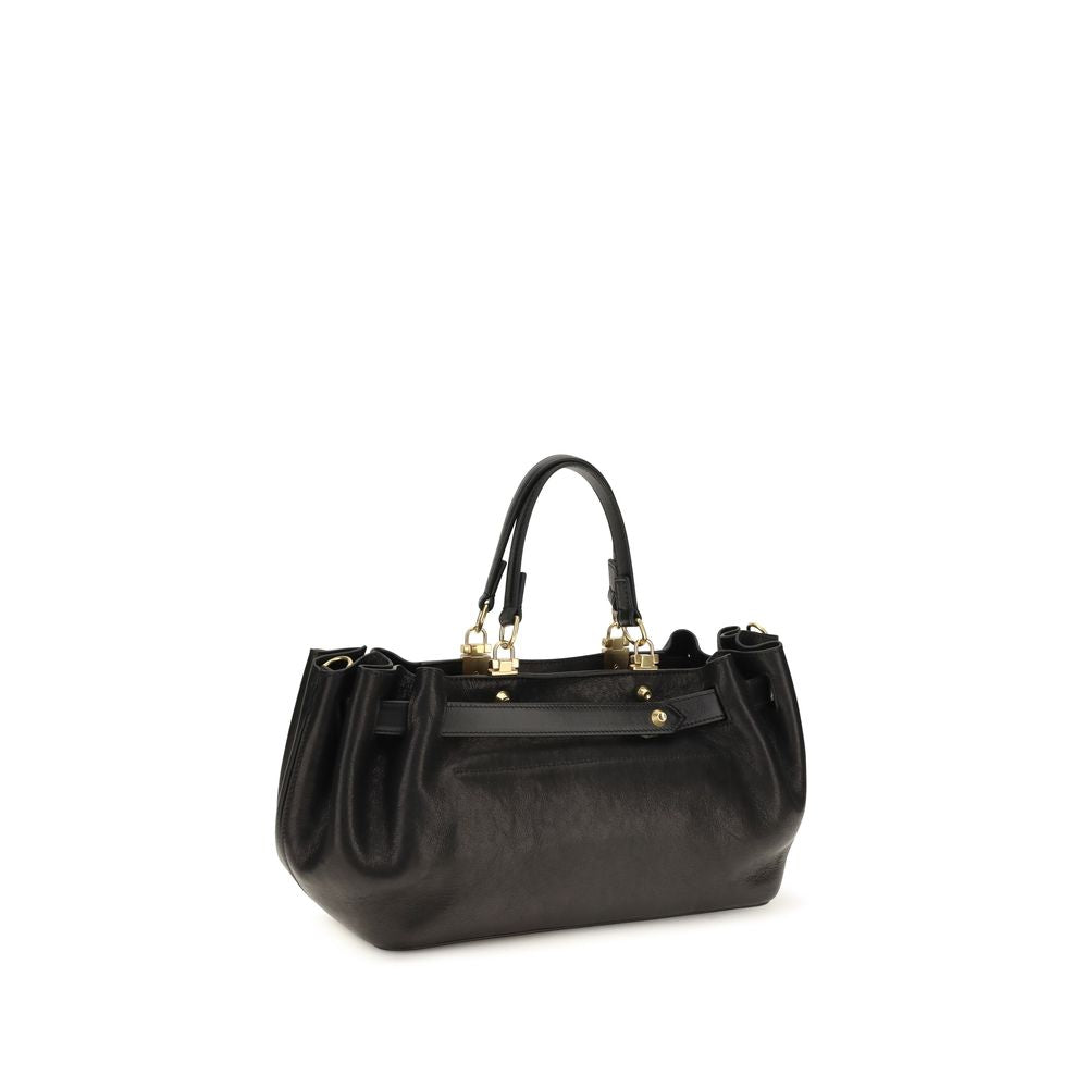 Bolso carry all Fan pequeño en piel de oveja