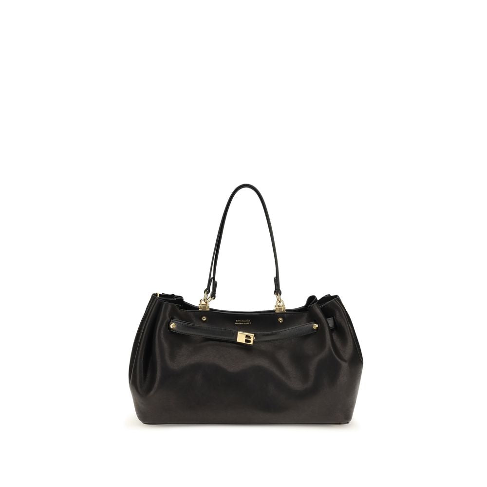 Bolso carry all Fan moyen en cuir de mouton