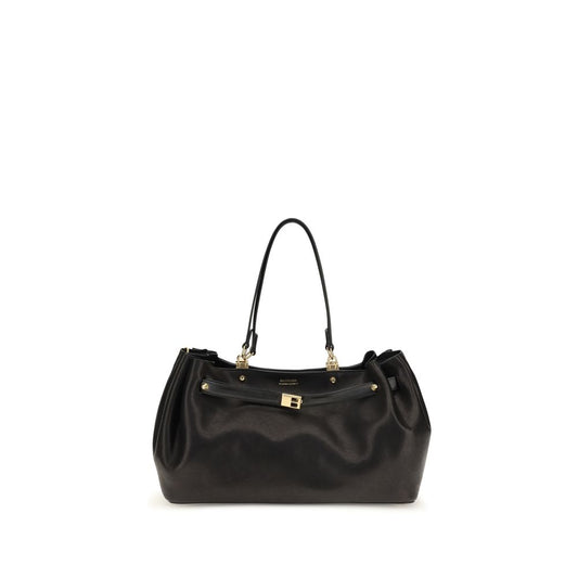 Sac cabas Fan moyen en cuir de mouton