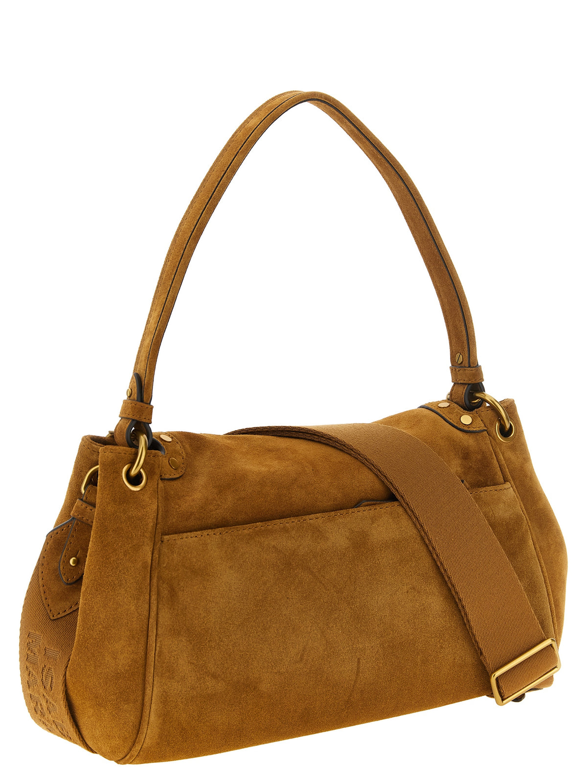 Bolso al hombro Chany mediano en ante