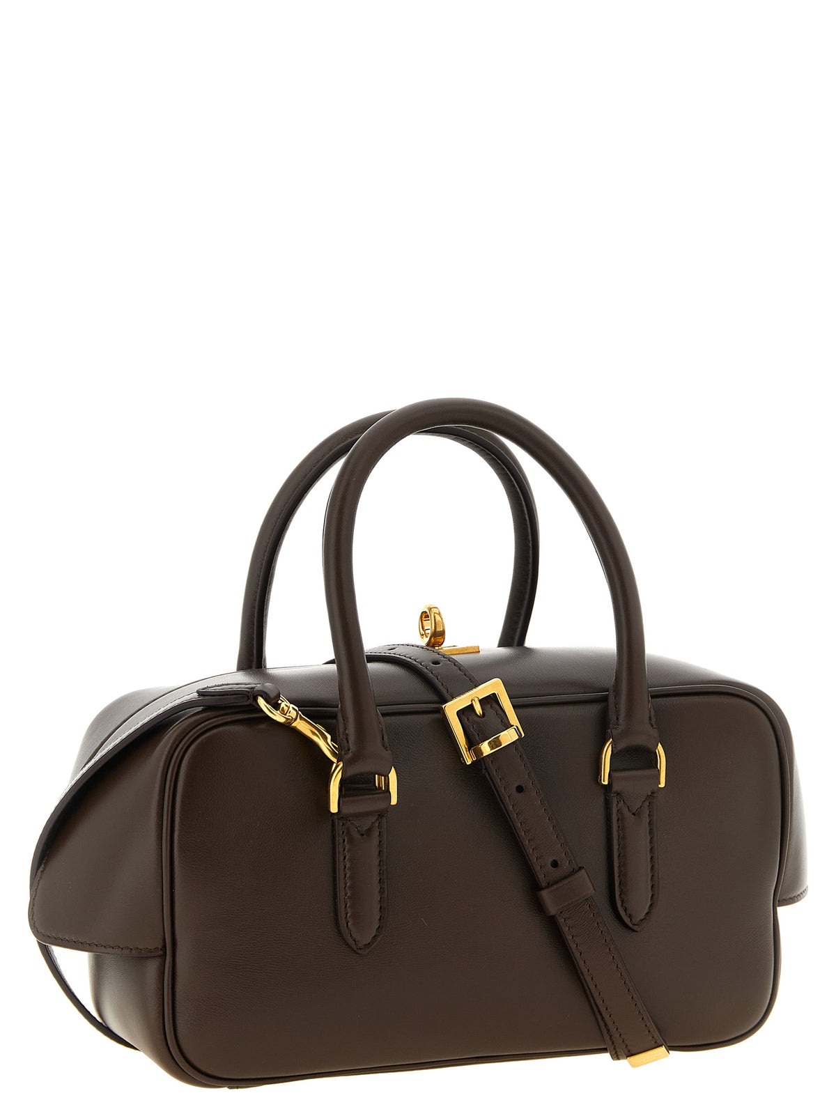Petit sac bowling Le 7 en cuir d’agneau