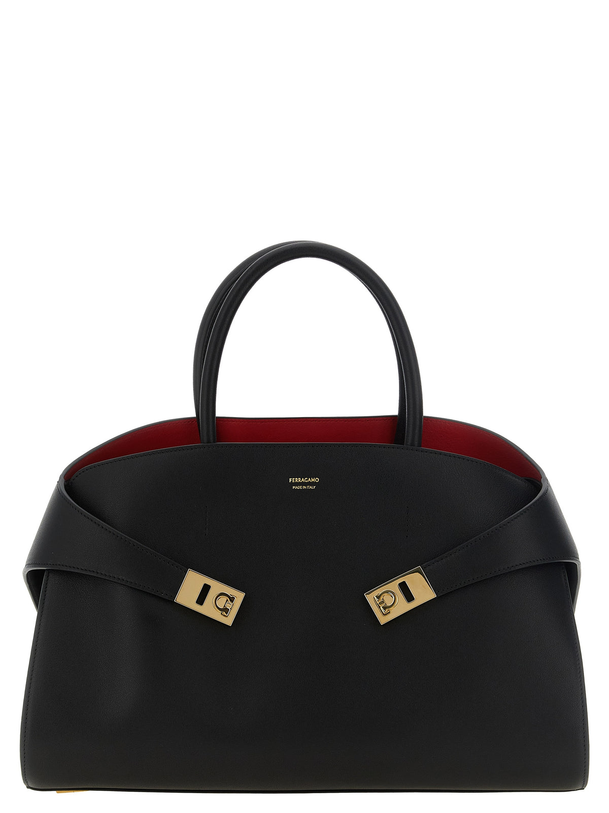 Hug Bicolor Medium Bag in Calfskin