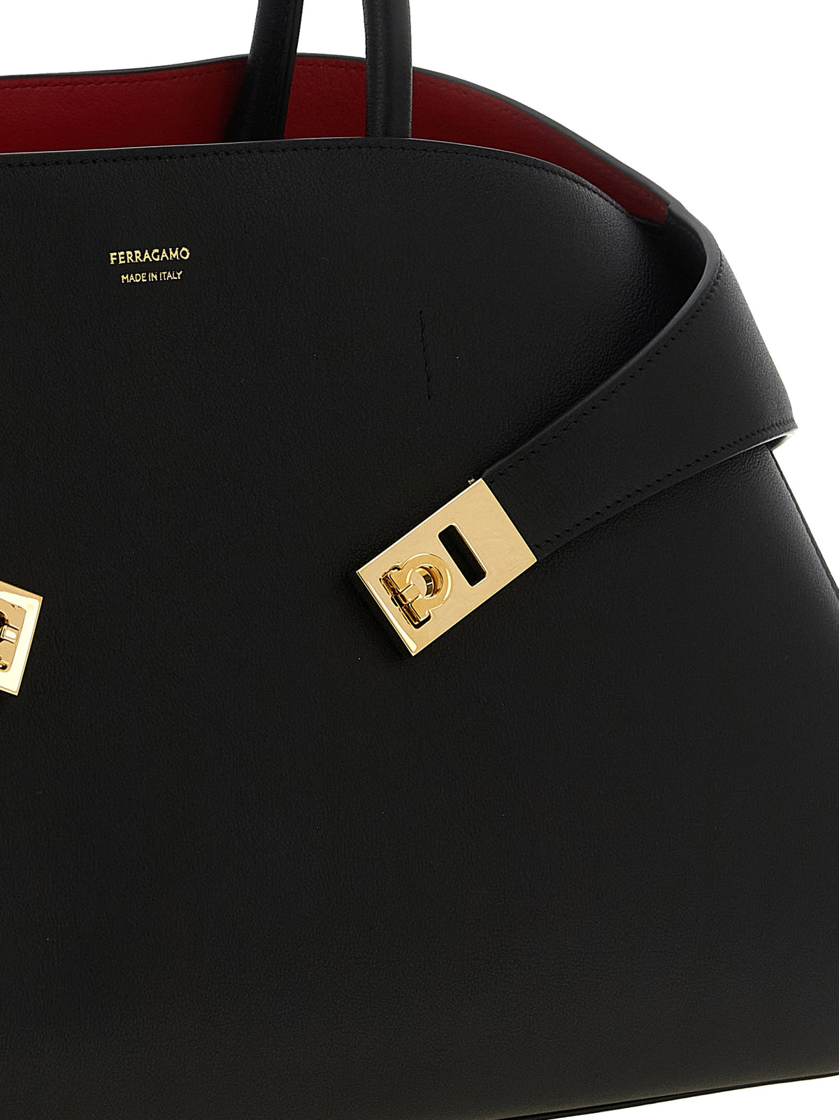 Hug Bicolor Medium Bag in Calfskin