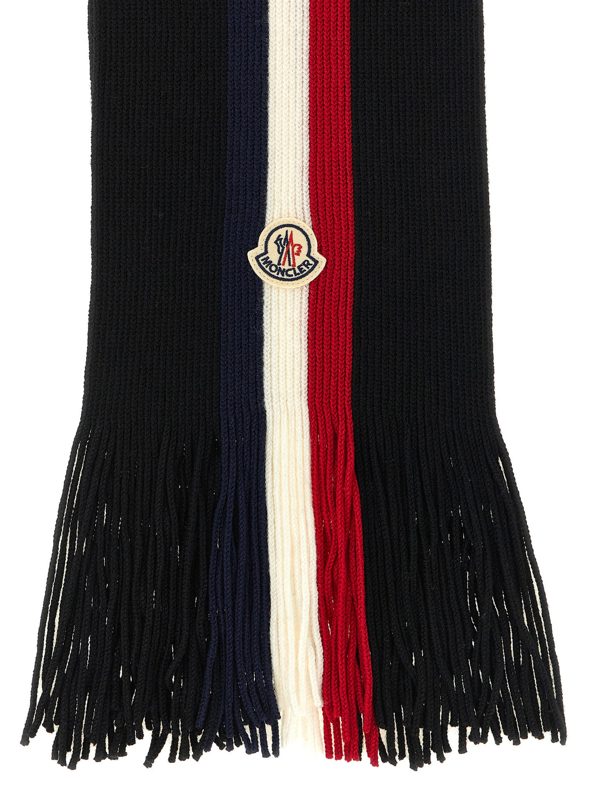 Écharpe tricolore en laine