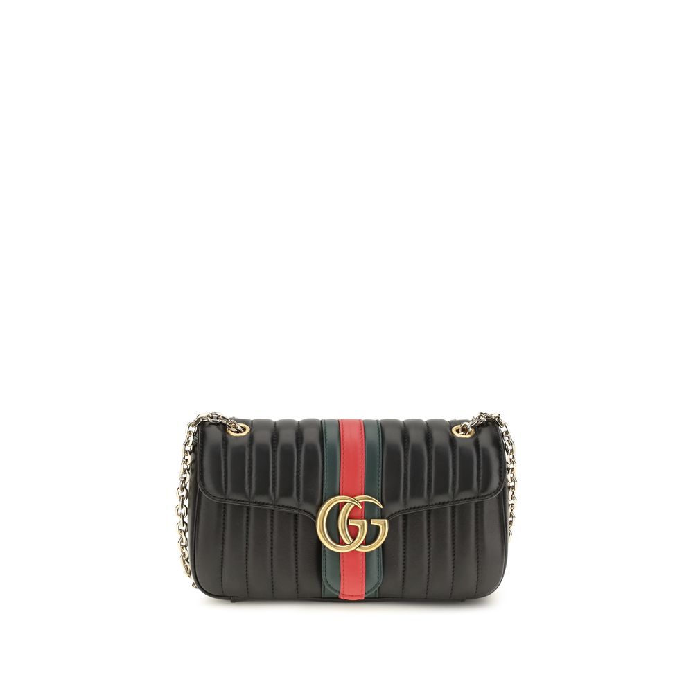 Jetset GG Marmont Medium Shoulder Bag in Nappa Leather