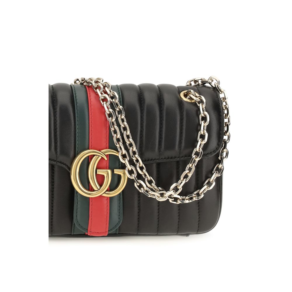Jetset GG Marmont Medium Shoulder Bag in Nappa Leather