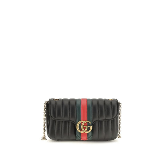 Jetset GG Marmont Small Shoulder Bag in Nappa Leather