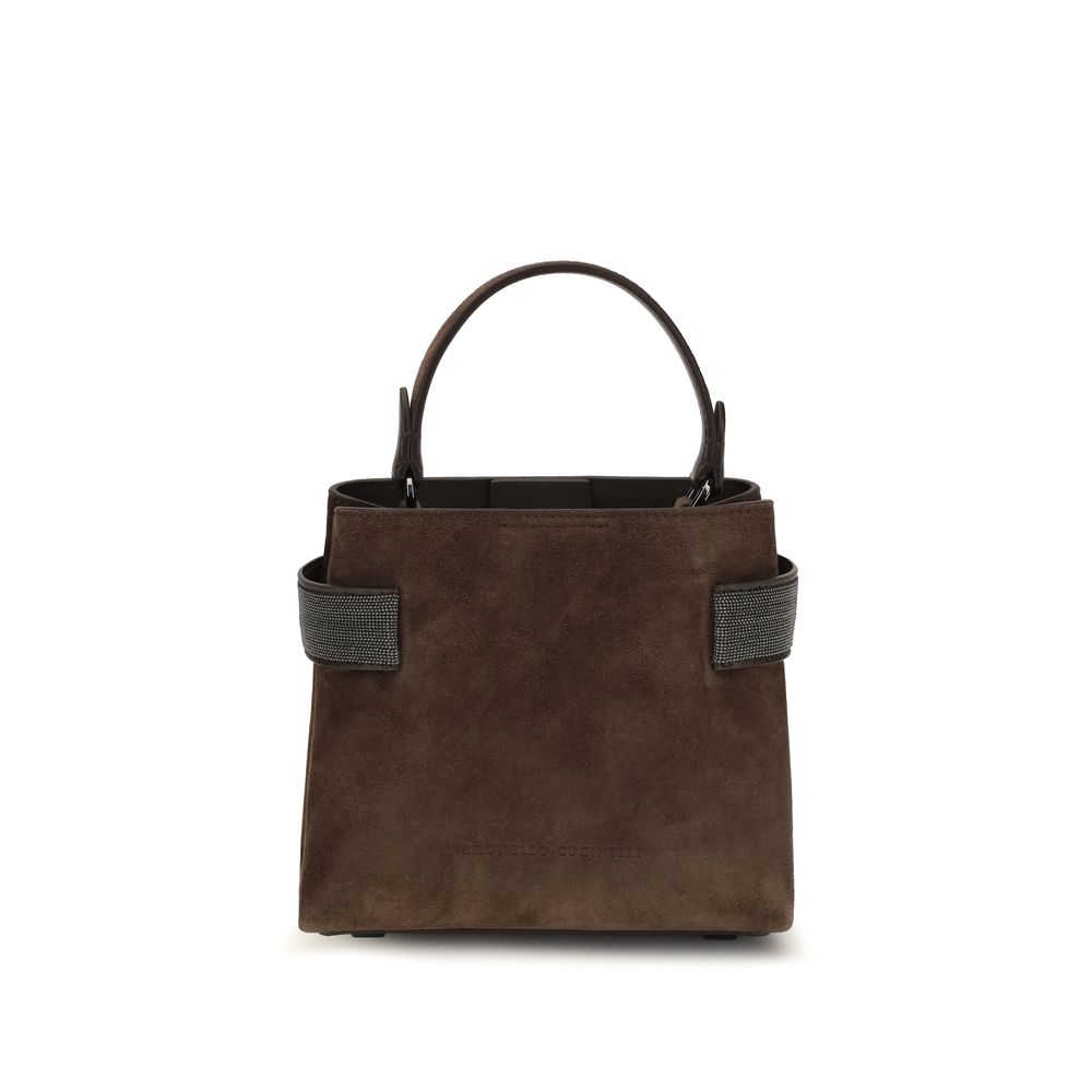 Bolso de mano Essence pequeño en ante