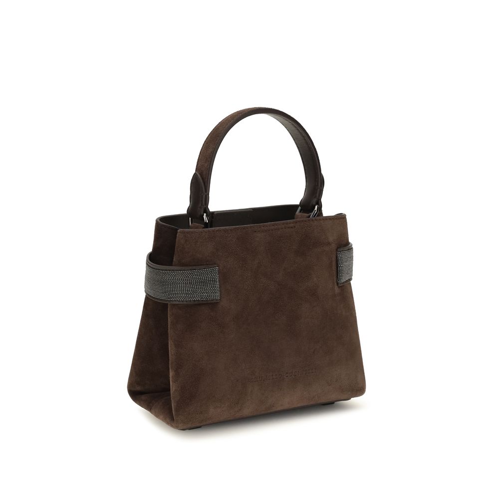 Bolso de mano Essence pequeño en ante