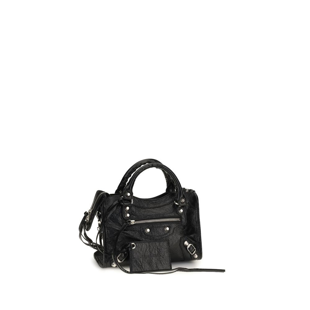 Mini sac porté main Le City en cuir d’agneau