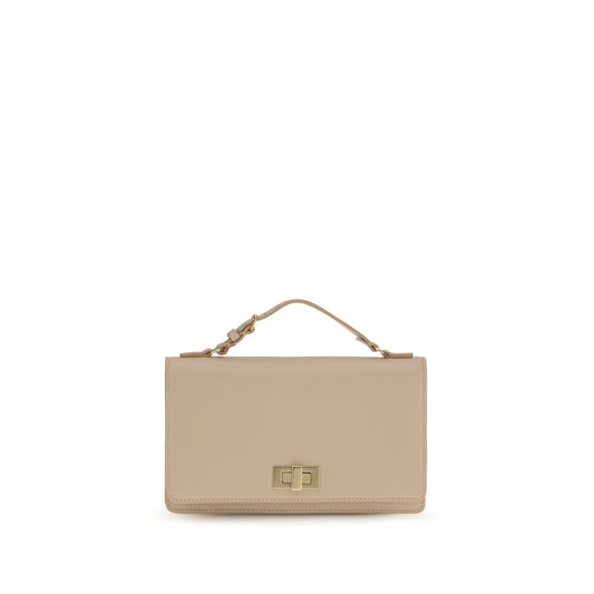 Cartera con cadena Peekaboo en piel de becerro