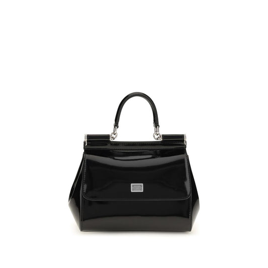 Bolso de mano Sicily pequeño en piel de becerro pulida