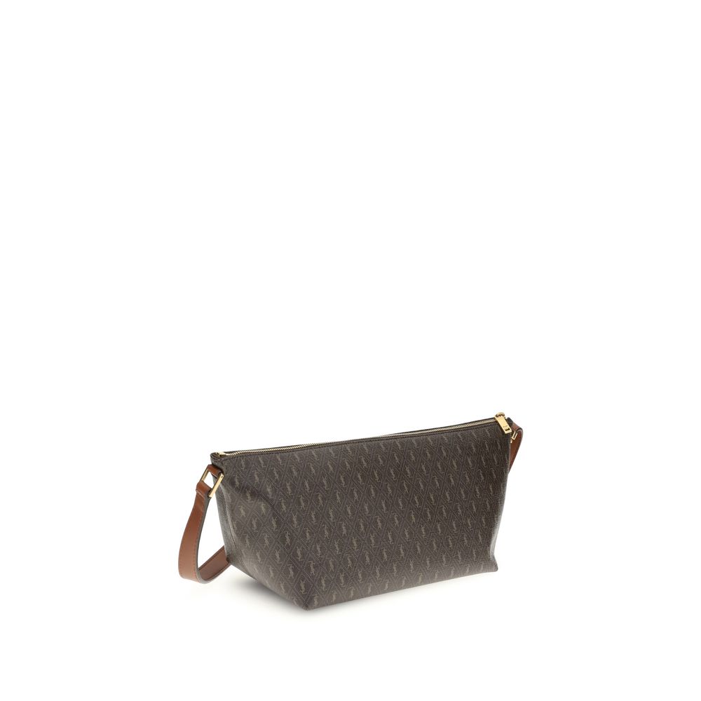 Bolso bandolera Le Monogramme en lona y piel de becerro