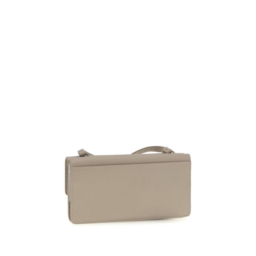 Cartera Peekaboo con correa en piel de becerro