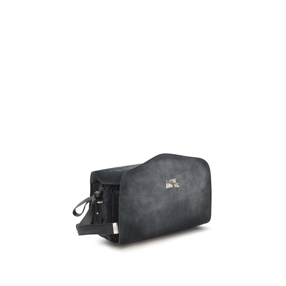 Sac porté épaule Le 7 moyen en daim