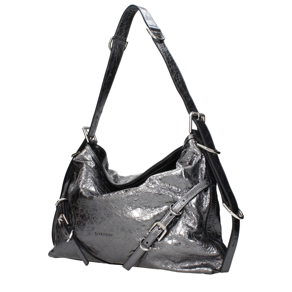 Voyou Medium Bag in Laminated Lambskin