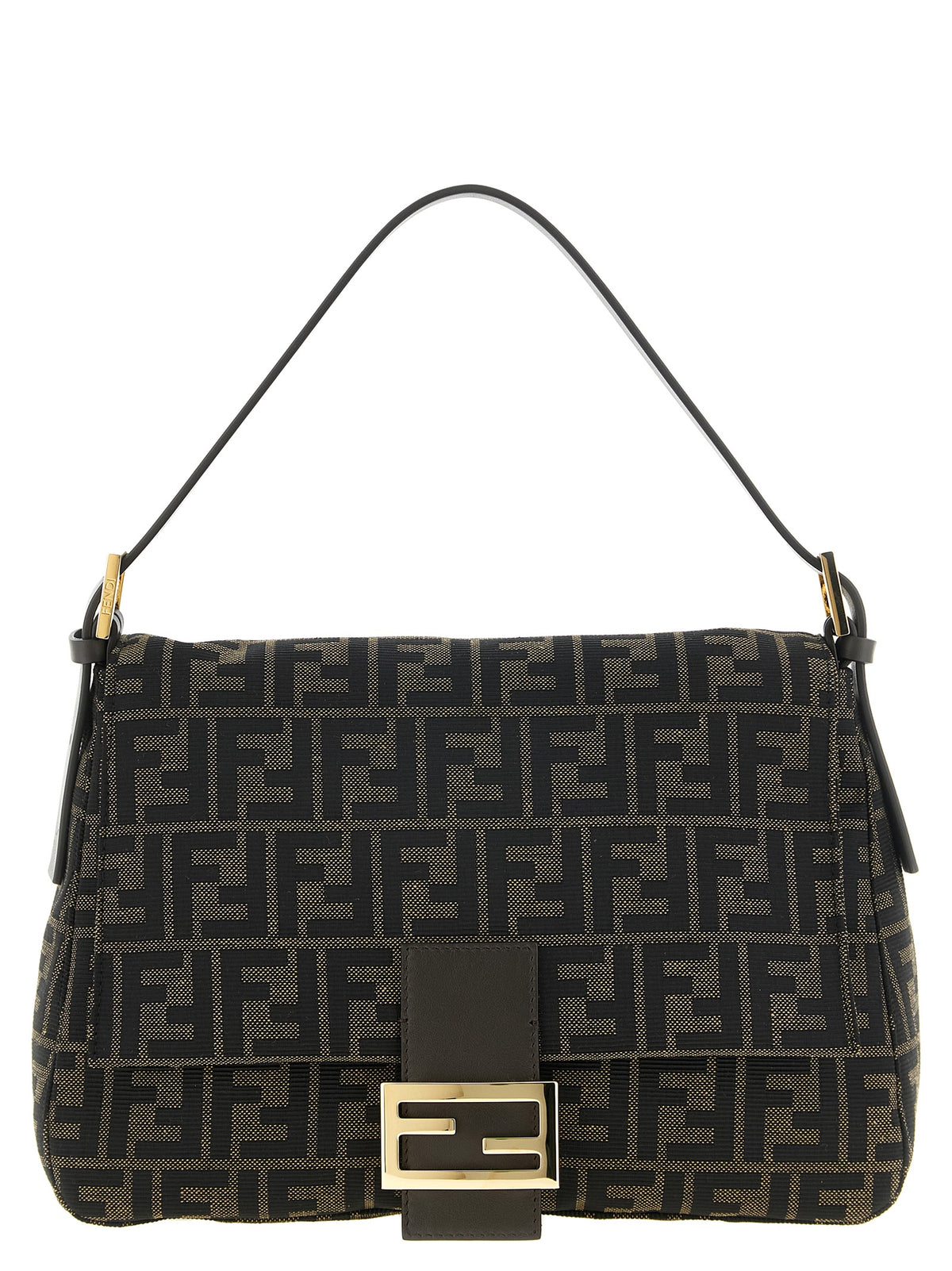 Bolso al hombro Flap 26325 en tejido jacquard