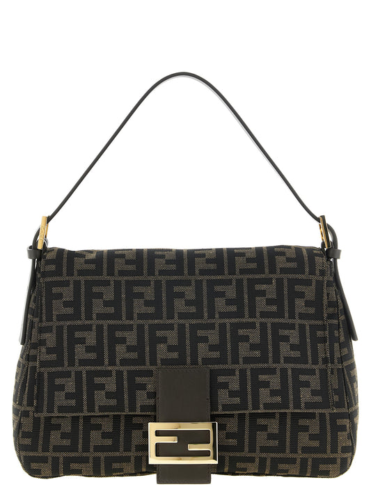 Bolso al hombro Flap 26325 en tejido jacquard