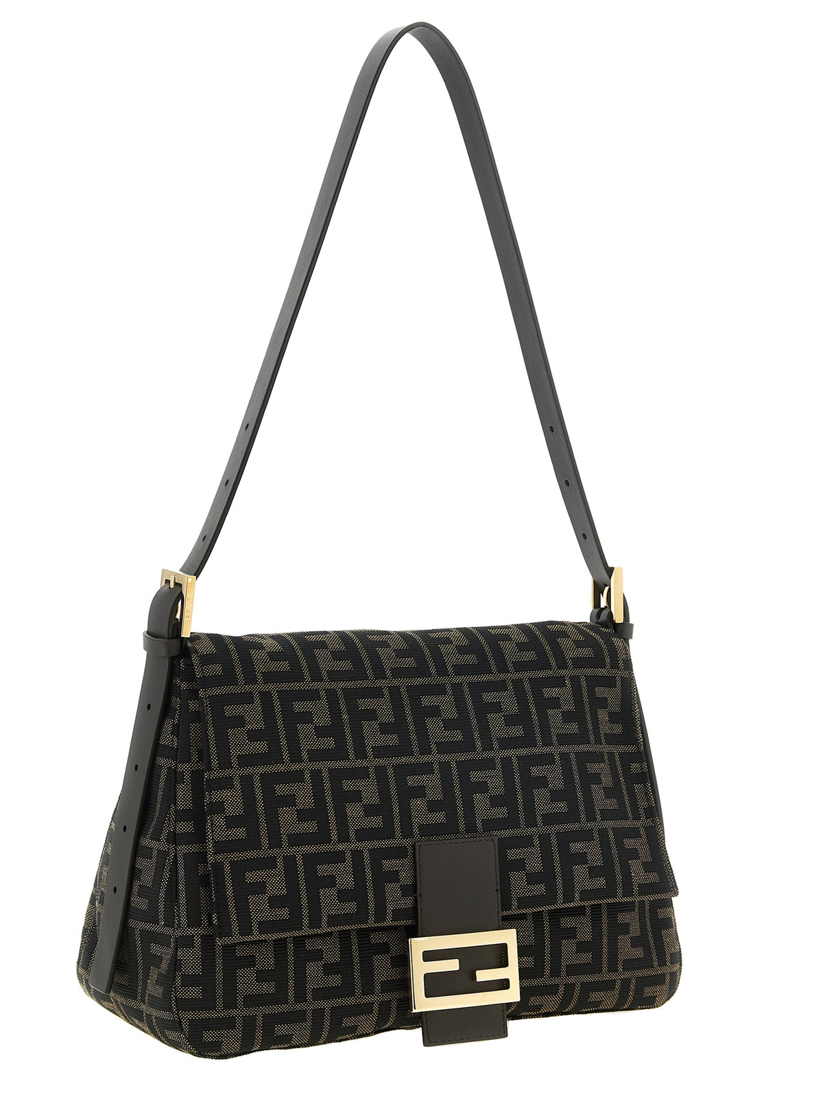 Bolso al hombro Flap 26325 en tejido jacquard
