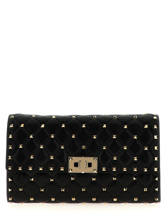 Bolso bandolera Rockstud Spike en piel napa de cordero