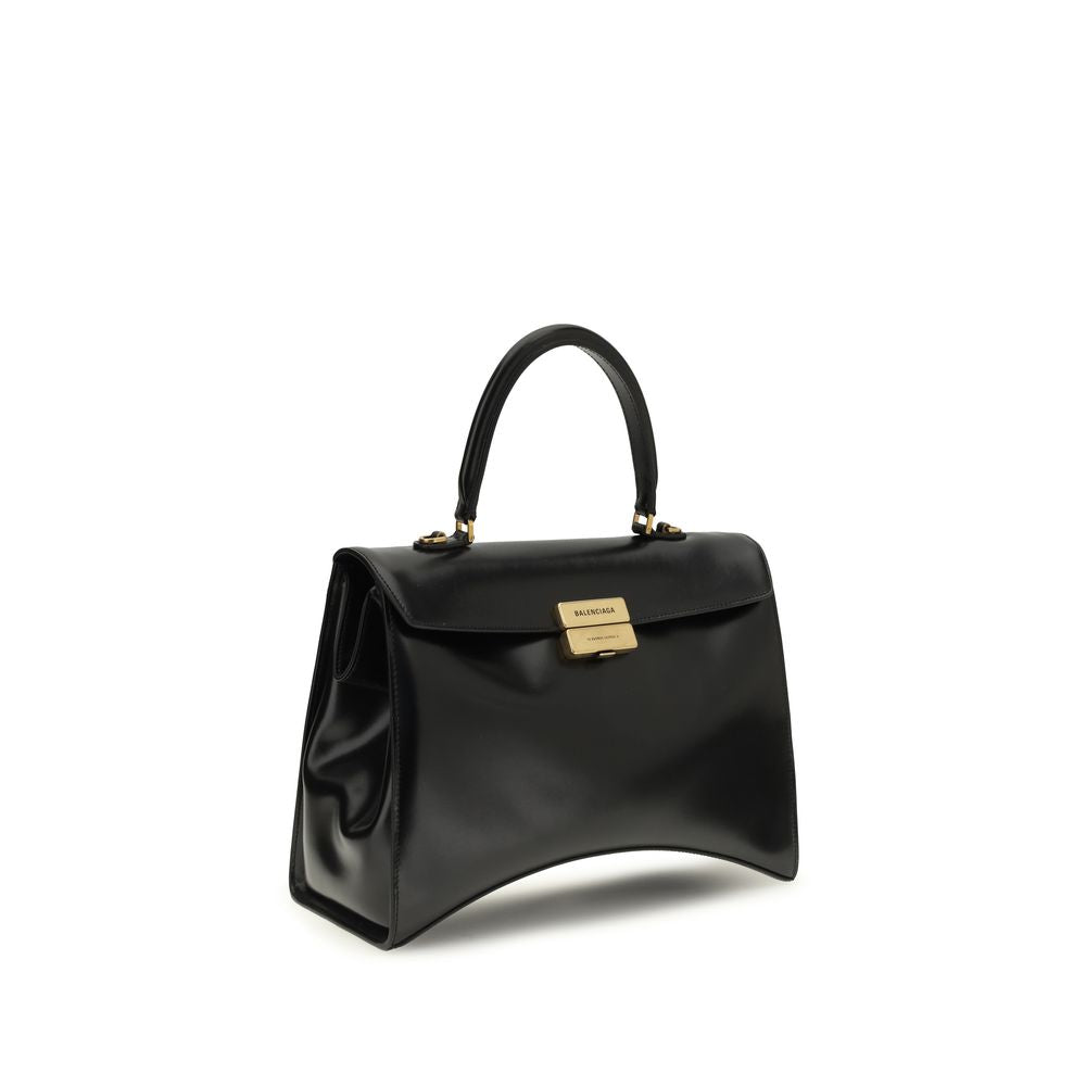 Sac porté main Hourglass Avenue moyen en cuir de veau