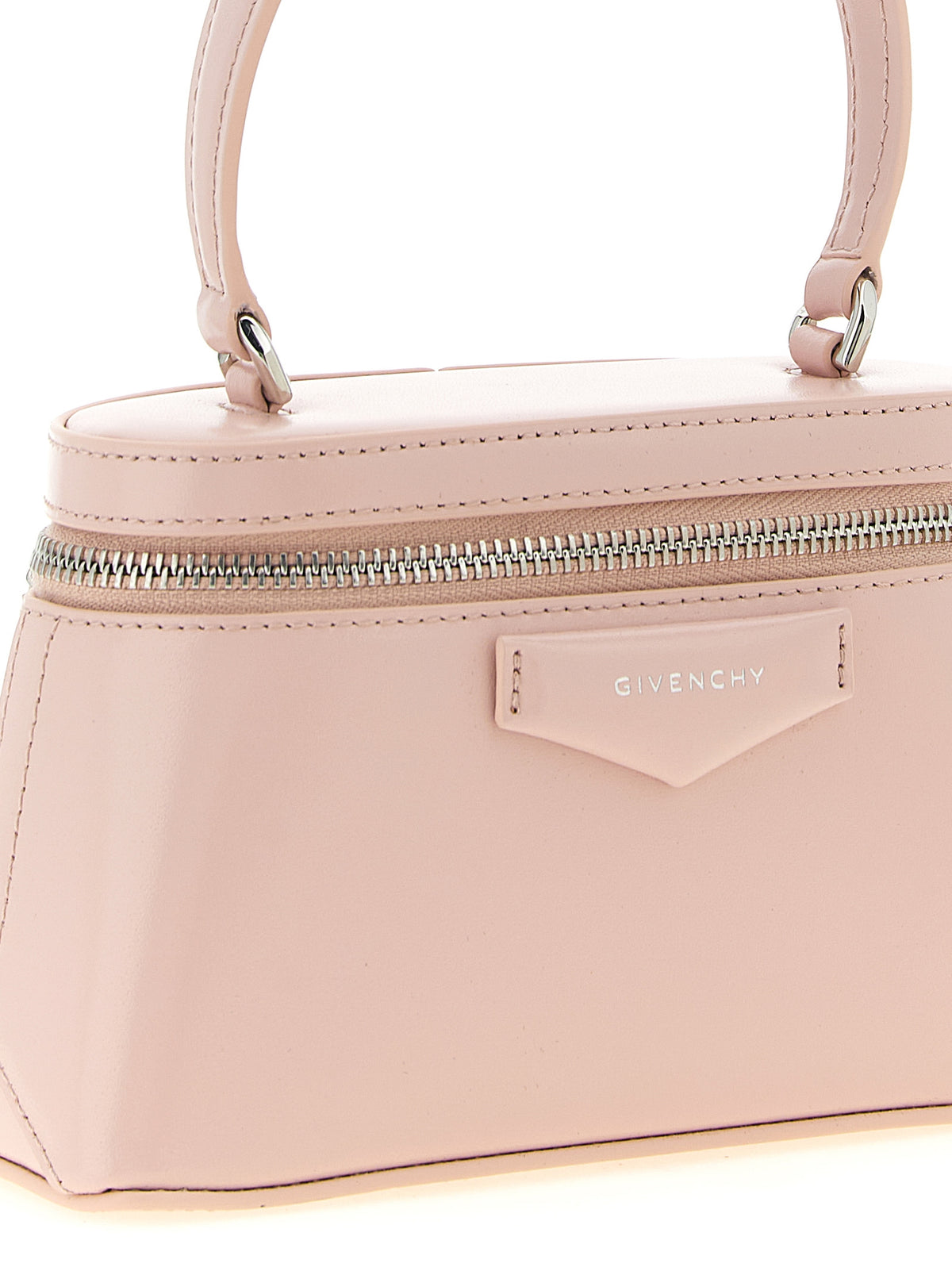 Antigona Mini Vanity Bag with Chain in Calfskin