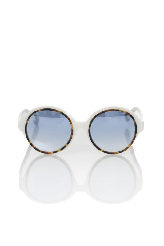Lunettes de soleil pour femme en acétate blanc
