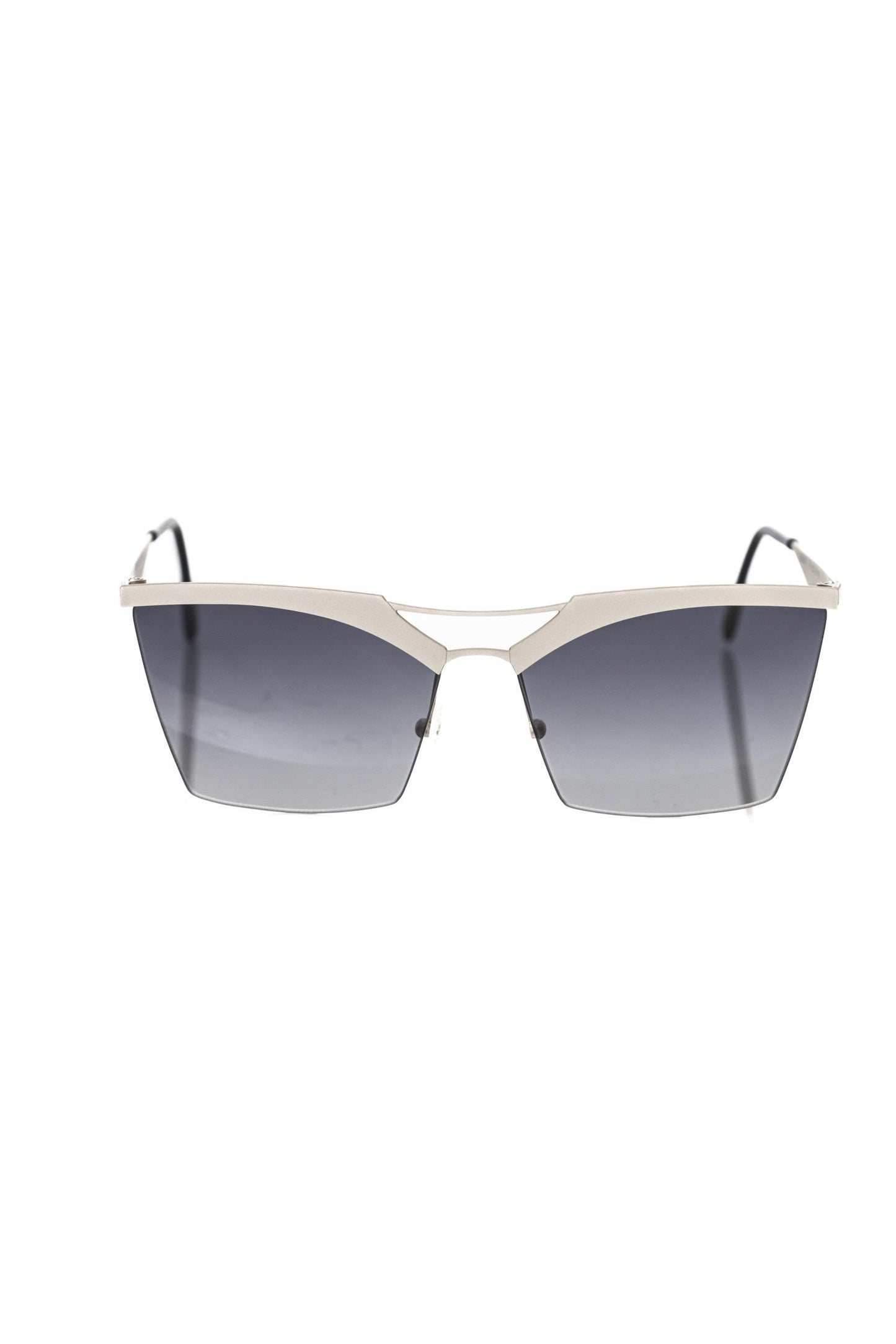 Gafas de sol para mujer con acabado metalizado plateado