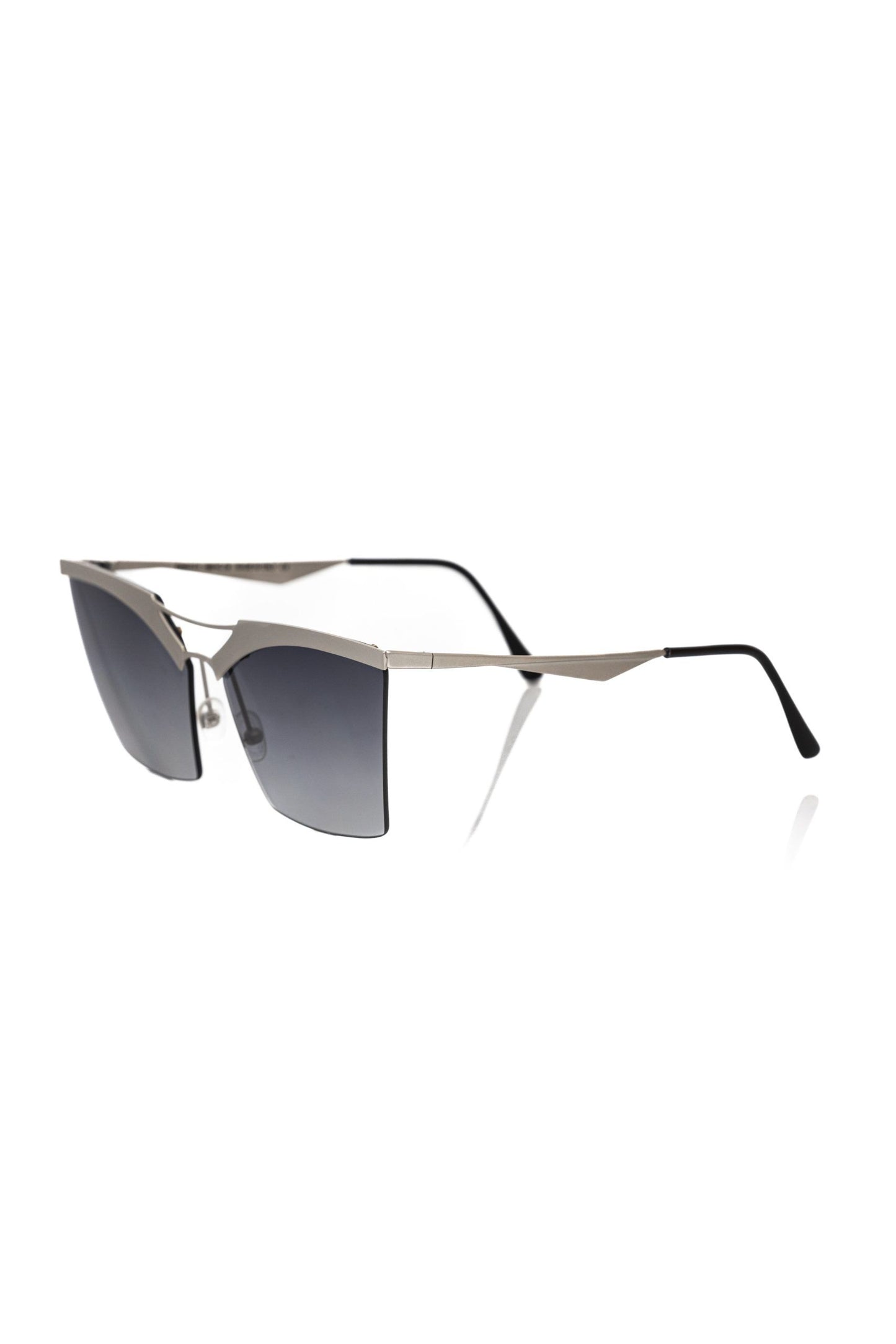 Gafas de sol para mujer con acabado metalizado plateado