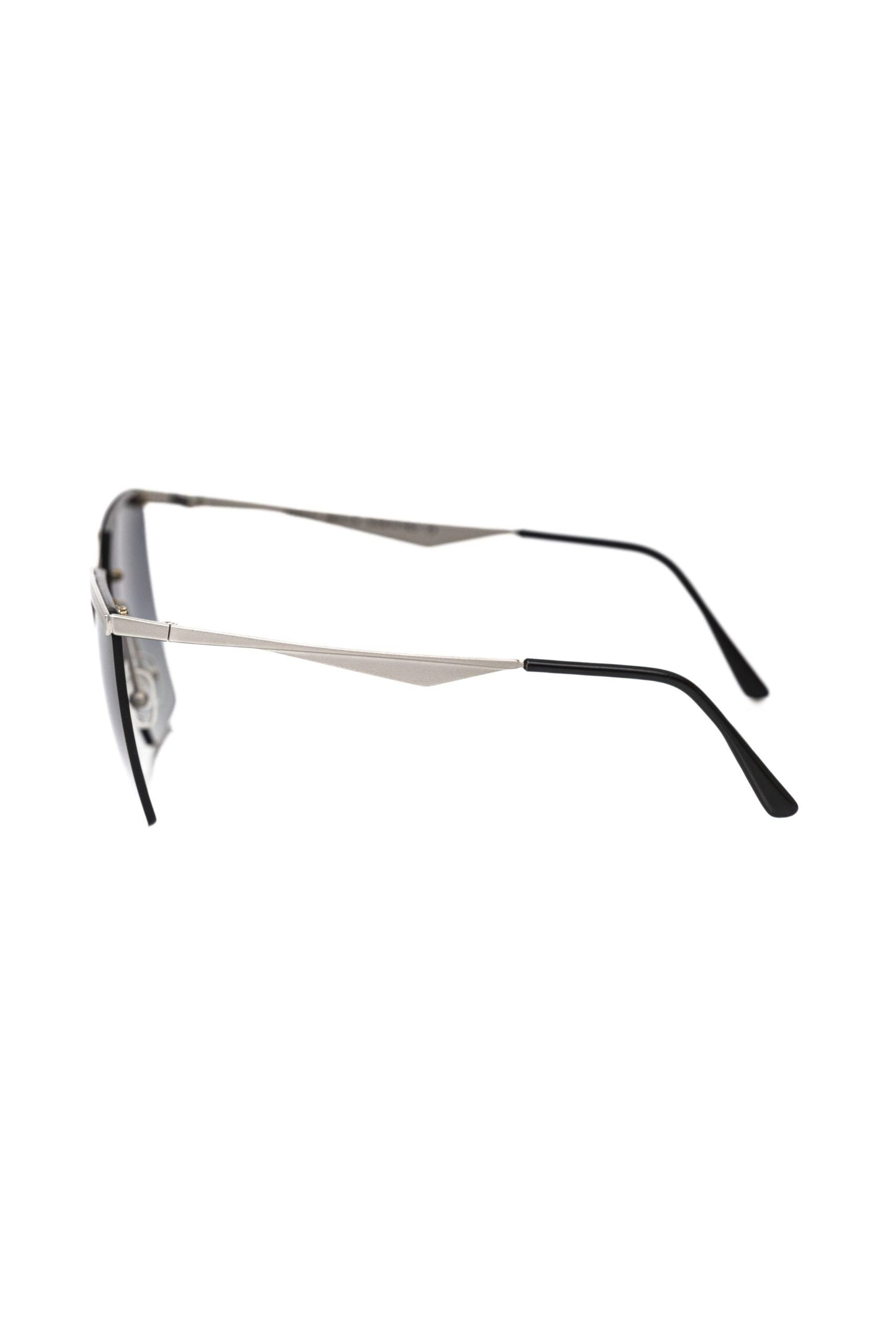 Gafas de sol para mujer con acabado metalizado plateado