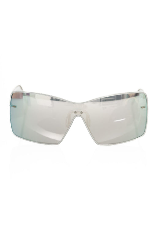 Lunettes de soleil argentées métallisées pour femmes
