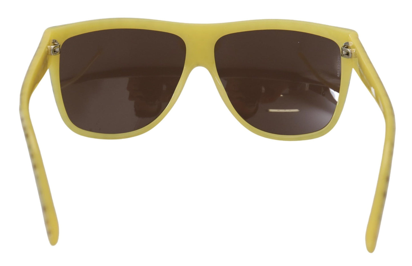 Lunettes de soleil carrées Stellar Chic en jaune