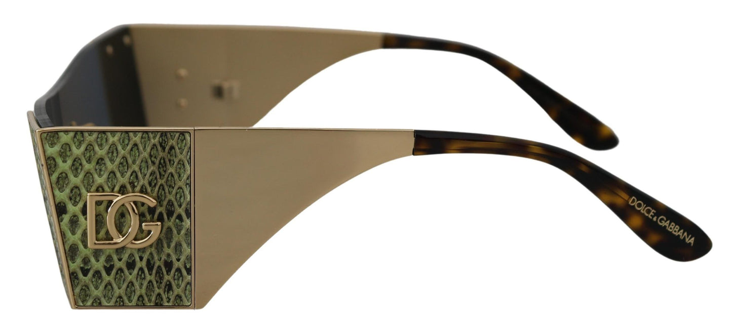 Lunettes élégantes aux teintes métalliques