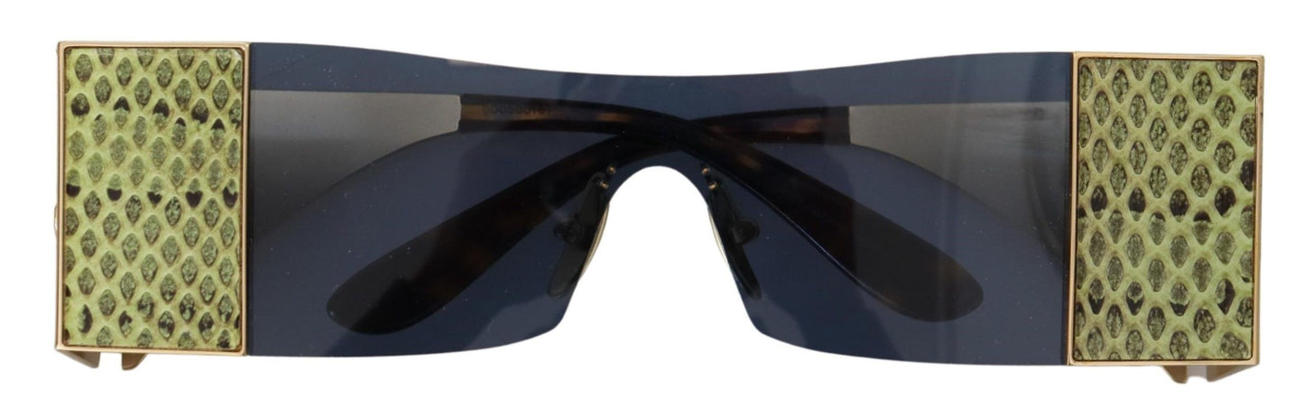 Lunettes élégantes aux teintes métalliques