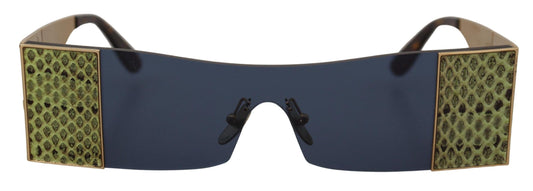 Lunettes élégantes aux teintes métalliques