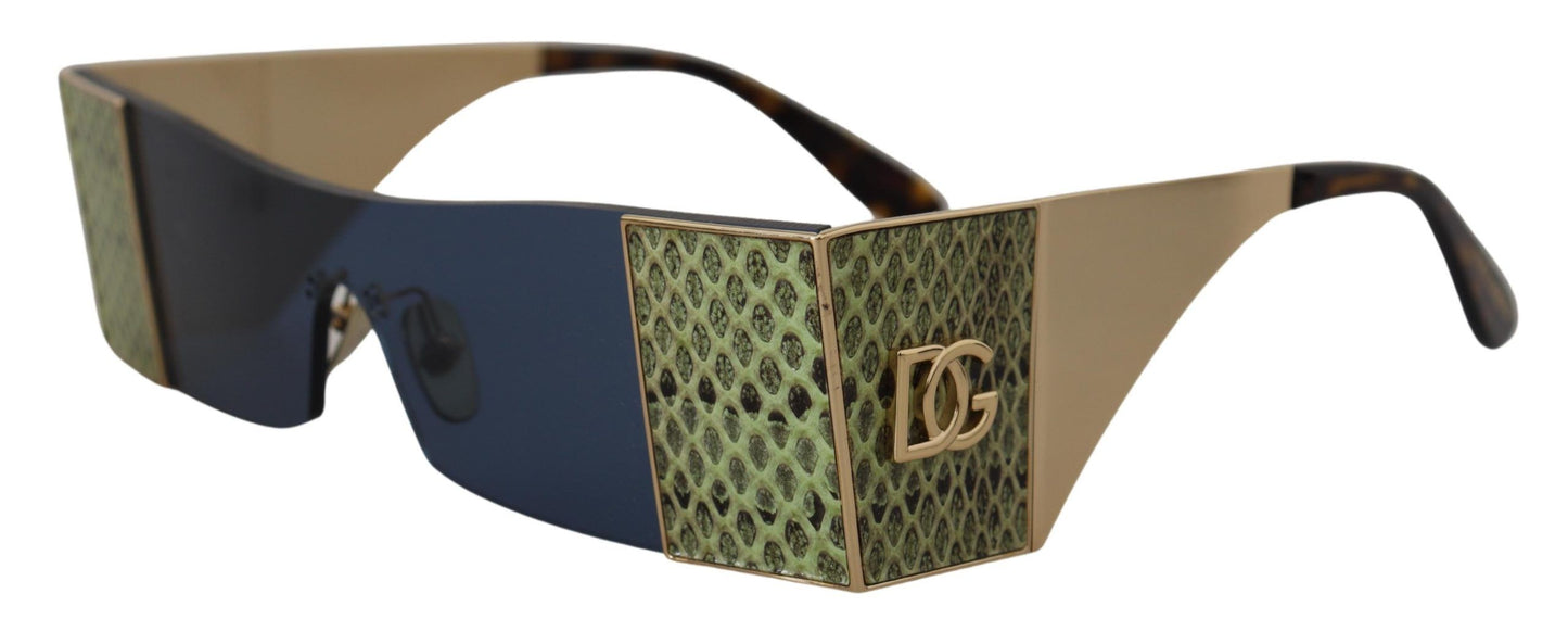 Lunettes élégantes aux teintes métalliques