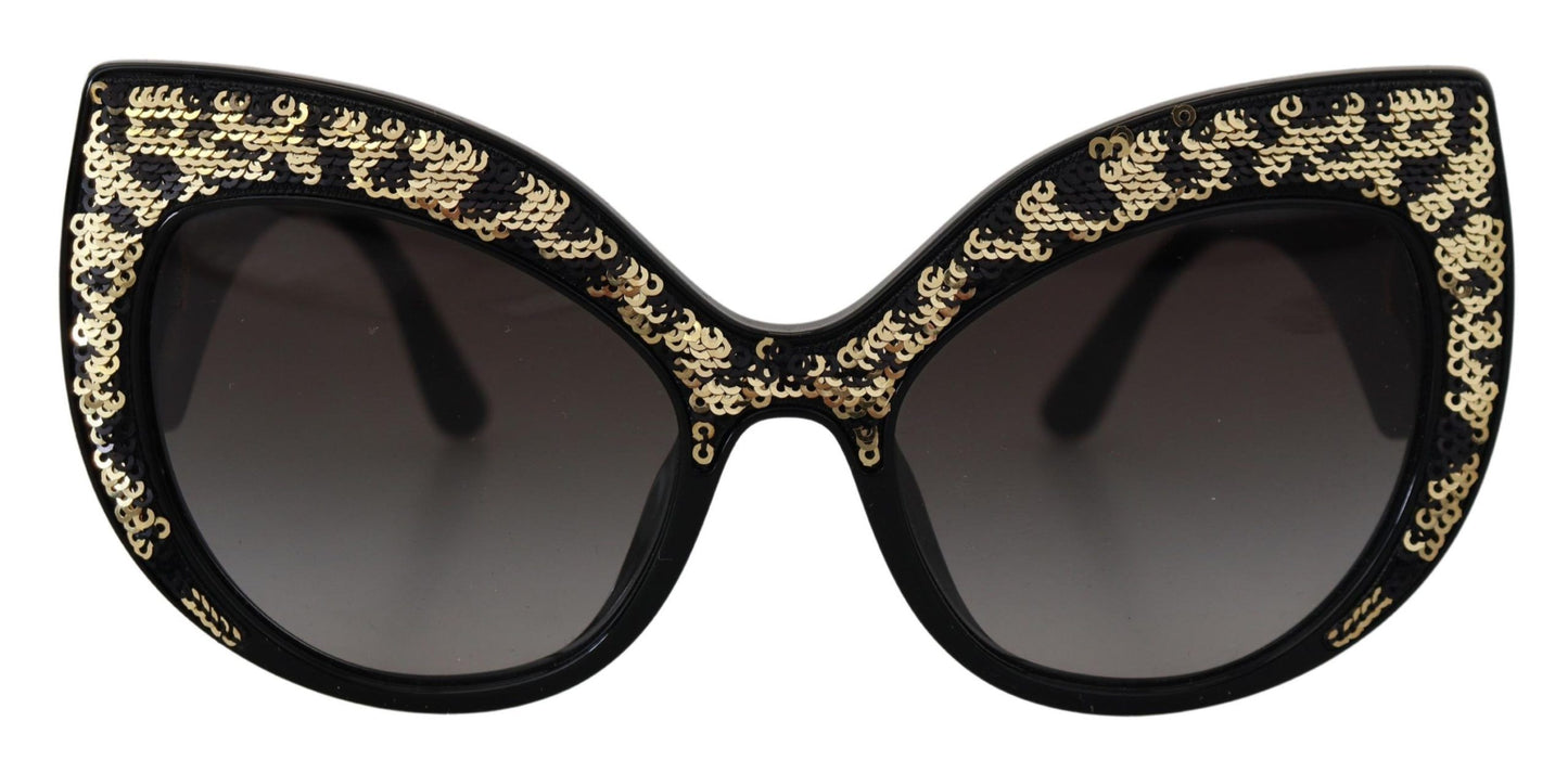 Lunettes de soleil papillon polarisées à paillettes