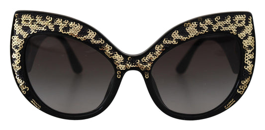 Lunettes de soleil papillon polarisées à paillettes