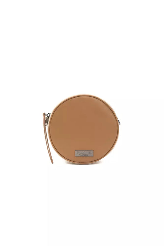 Small Oval Crossbody Bag in Leather